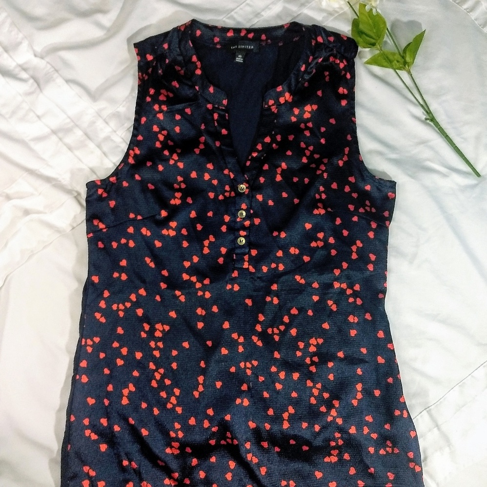 The Limited heart Blouse